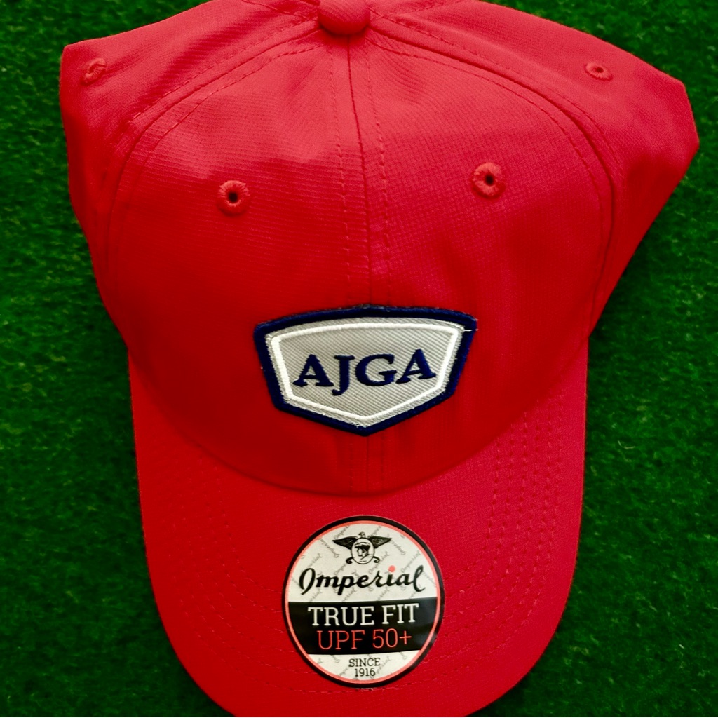 Nwt Imperial Red Ajga Golf Cap Nwt Imperial Red Ajga Golf Cap